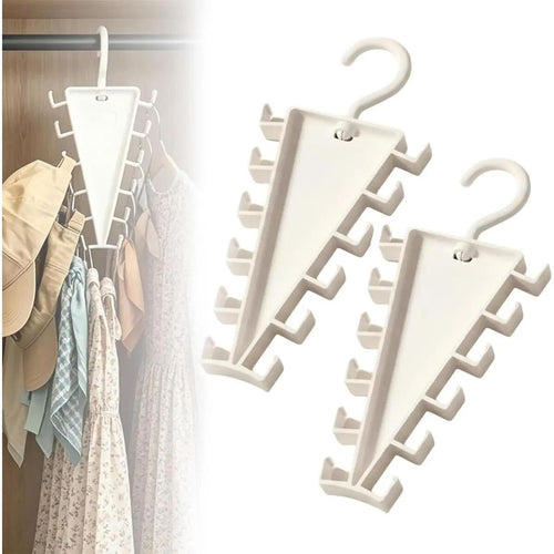 [BUY 1 GET 1 FREE] 360° Rotating V-Shaped Closet Organizer