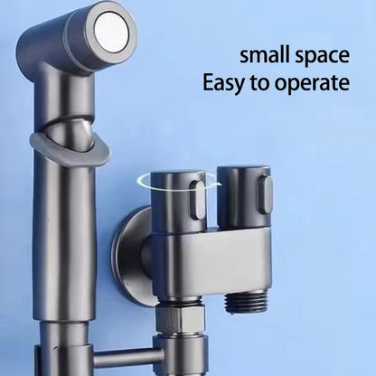 🔥Last Day 50% OFF🔥 1-In-2-Handheld Out Dual Control Valve Bidet Sprayer for Toilet