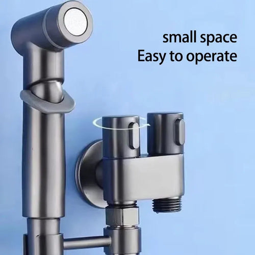 🔥Last Day 50% OFF🔥 1-In-2-Handheld Out Dual Control Valve Bidet Sprayer for Toilet