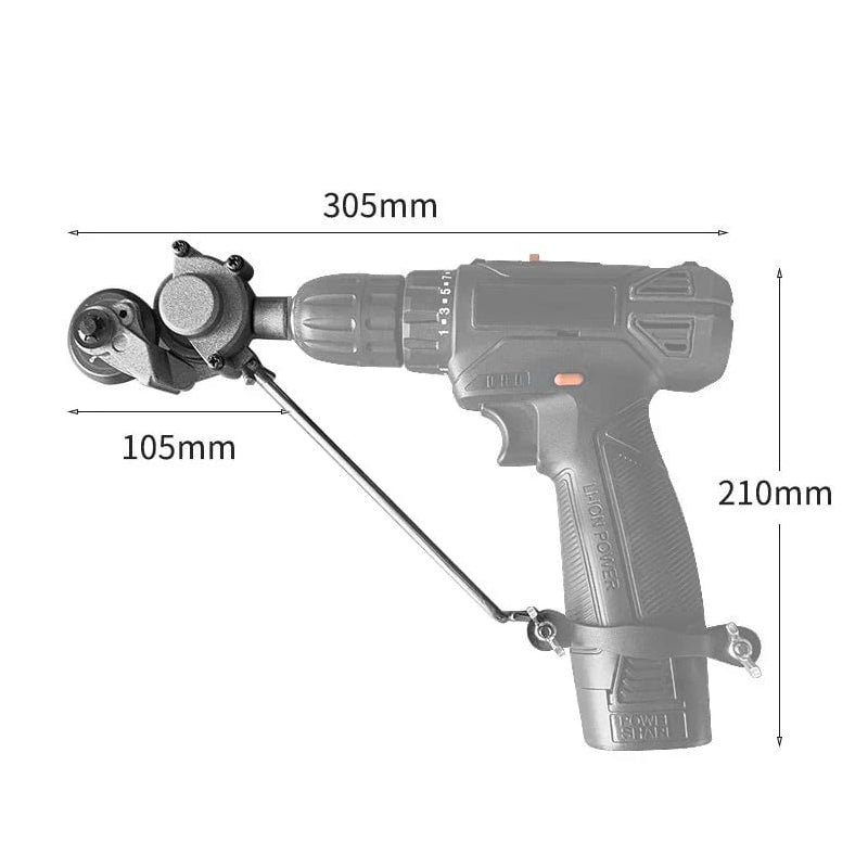 Electric Drill Plate Cutter Attachment | Portable Metal Sheet Shear Nibbler
