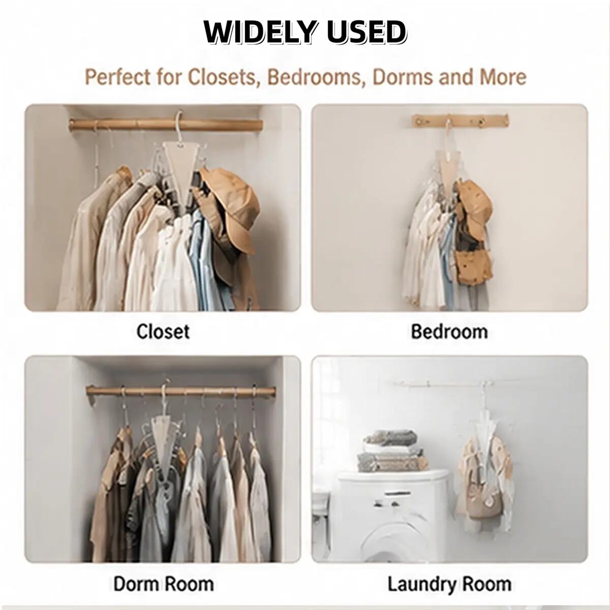 [BUY 1 GET 1 FREE] 360° Rotating V-Shaped Closet Organizer