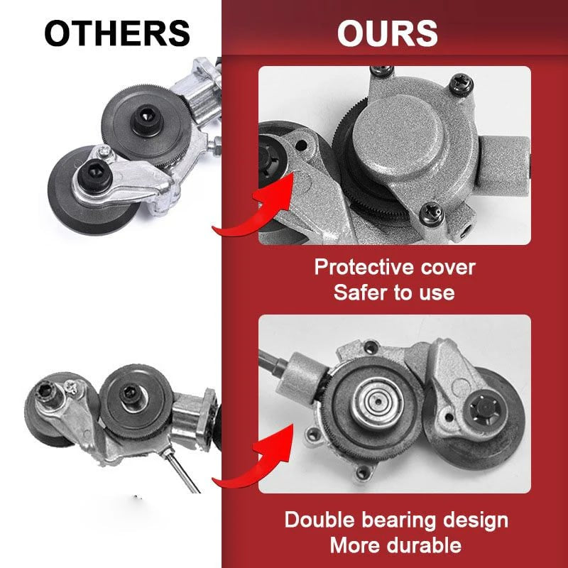 Electric Drill Plate Cutter Attachment | Portable Metal Sheet Shear Nibbler