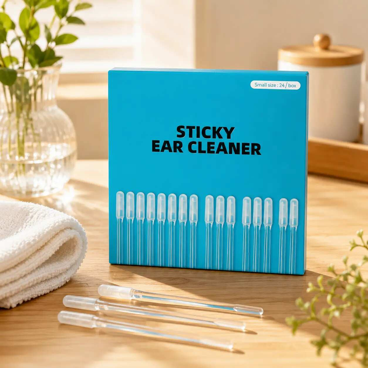 Reusable Sticky Ear Cleaning Stick – Gentle Adhesive Tip Ear Cleaner & Daily Hygiene Tool