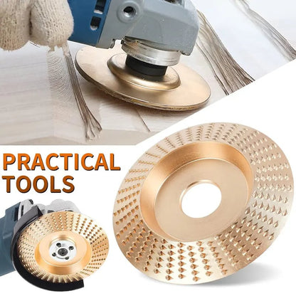 3PCS Wood Carving Disc Set, 4 Inch Wood Cutting Discs for Angle Grinder