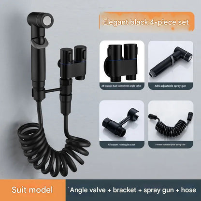🔥Last Day 50% OFF🔥 1-In-2-Handheld Out Dual Control Valve Bidet Sprayer for Toilet