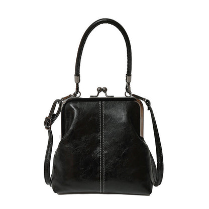 Vintage Kiss-Lock Bag – 2-in-1 Carry & Organized